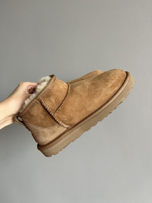 Ugg ultra mini chestnut , жіночі уггі каштанові ультра міні