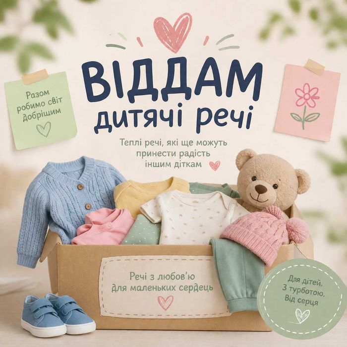Віддам речі для дівчинки 3-4 роки.