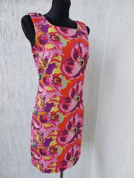 PEACOCKS Sukienka w kwiaty roz M.