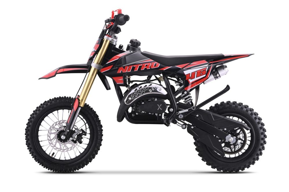 Motor Mini Cross Spalinowy Nitro 60Cc Czerwony