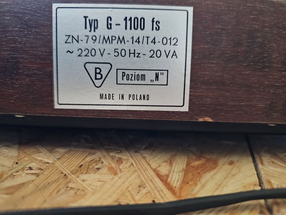 Gramofon Daniel G - 1100FS