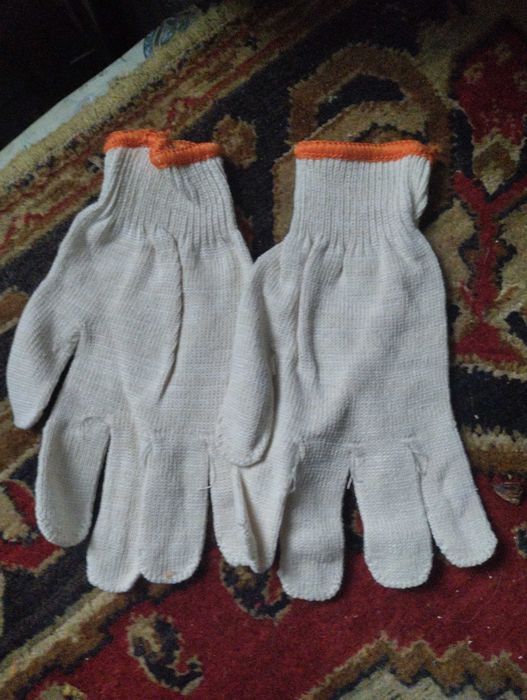 ХБ перчатки одна пара 6 гривен