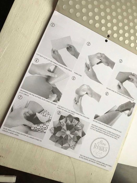 Набор для создания 4 венков к праздникам (DCWV Project Stack)