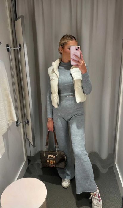 Komplet dresowy szary rozmiar S