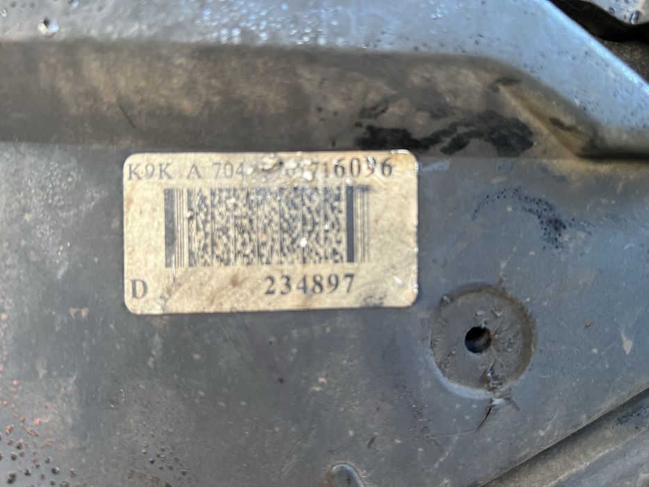 Двигун мотор двигатель K9K A704 1.5 dci renault kangoo logan clio