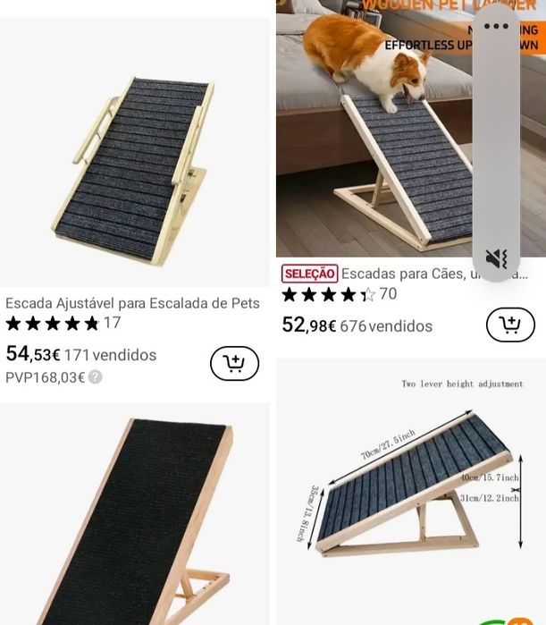 Rampa para cão/ gato(NOVA) - 35€