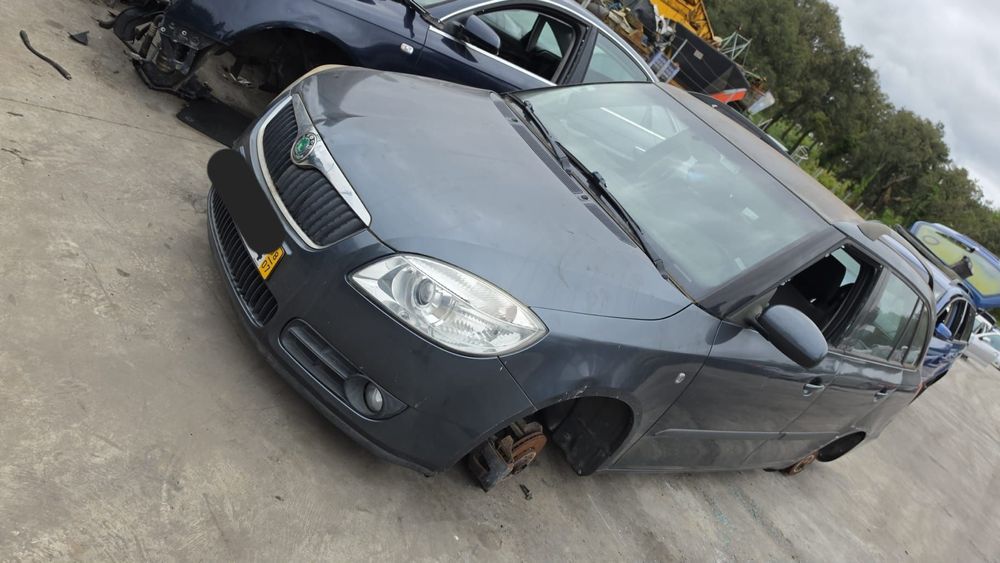 Frente completa sem airbags skoda fabia ano 2008