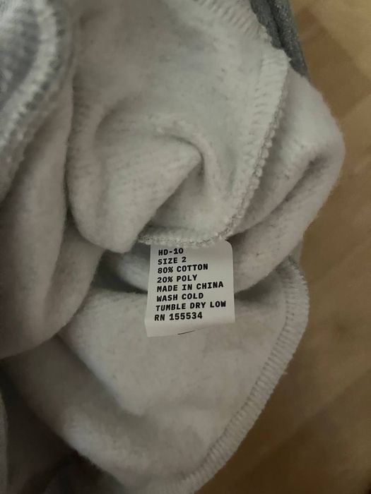 SZNX hoodie / HD 10 / Light Gray / YEEZY  оригинал