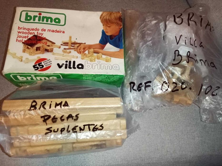 Raro Brinquedo Português de Construção Brima