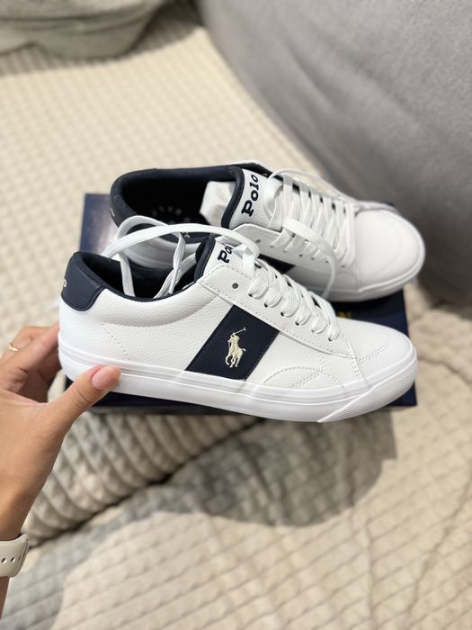 Білі кеди ralph lauren