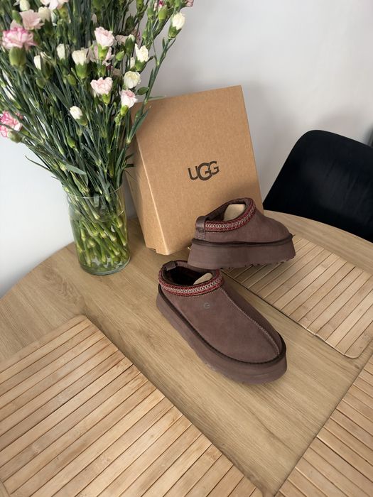 UGG Tazz Chocolate Dark Brown Platform Platforma