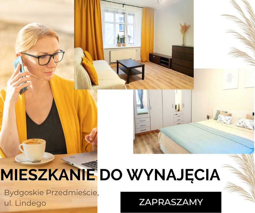 od zaraz! Cisza, klimat i świetna lokalizacja – 2 pokoje na Bydgoskim Przedmieściu | ul. Lindego | blisko UMK, Starówka