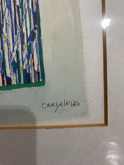 Negociável Serigrafia  Cargaleiro  com moldura