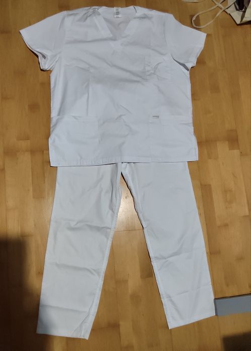 Uniformix biały zestaw