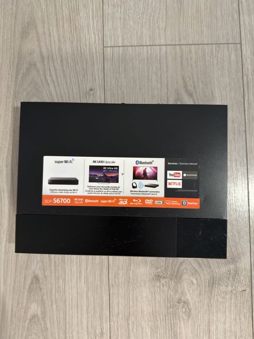 Sony BDP-S6700 odtwarzacz Blu-ray 3D 4K Upscaling Wi-Fi Bluetooth + pilot