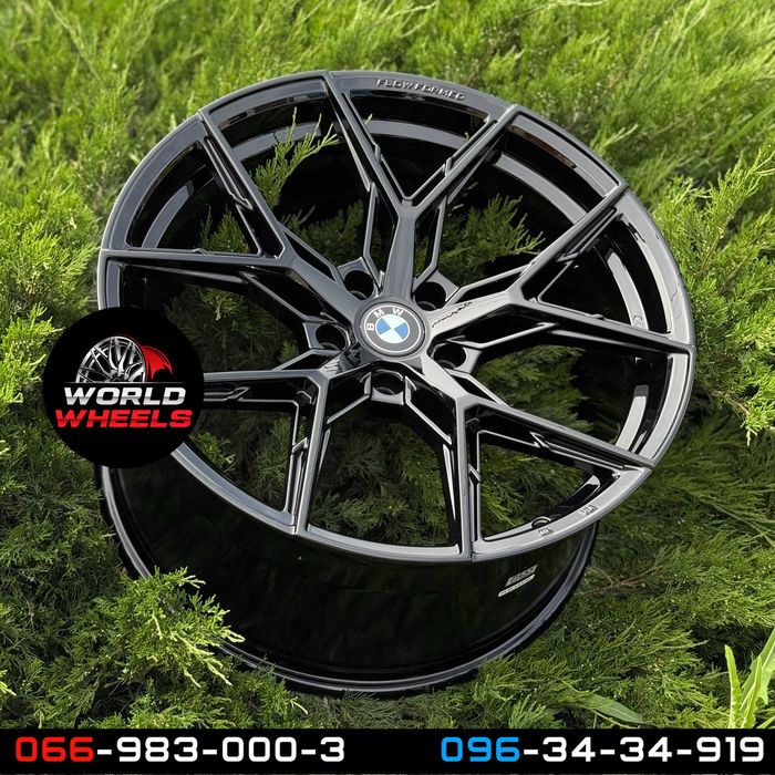 Диски R20 5x120 BMW X5 X6 E53 E70 F15 E71 F16 VOSSEN разноширокие черные ковка
