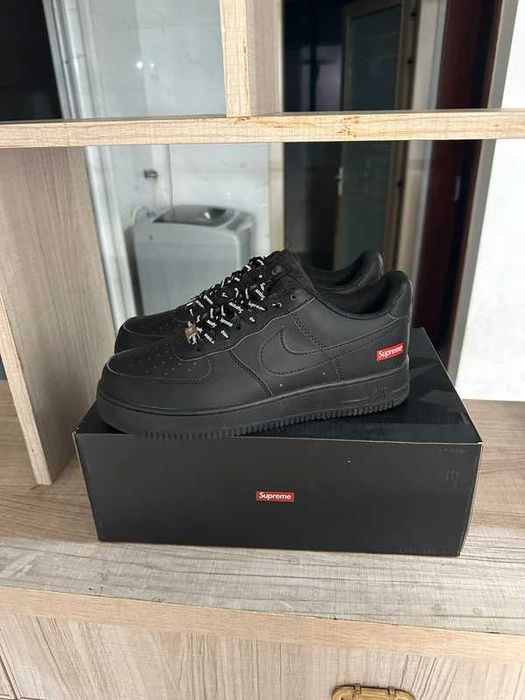Nike Air Force 1 Low Supreme Black Rozmiar 46