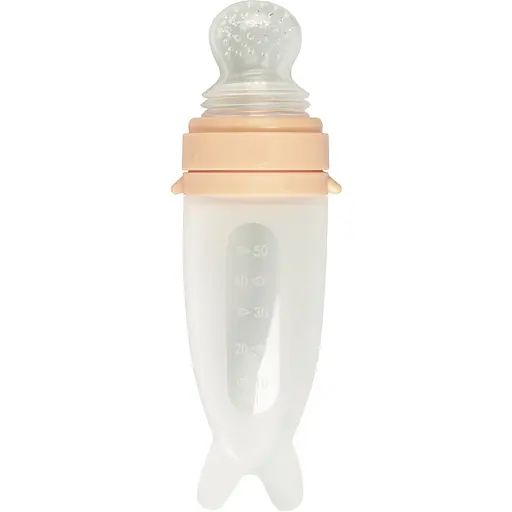 Фрут Фідер Baby Team силіконовий 2в1, бежевий