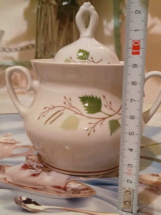 10 talerzy i cukiernica MFZ Białoruś z czasów prl-u