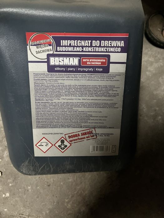 Inpregnat do drewna konstrukcyjno budowlanego Bosman