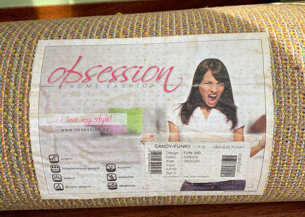 Tapete verde 200x290 Obsession