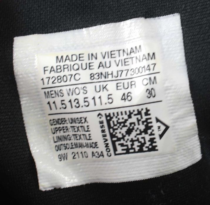 Używane Chuck Taylor All Star CX Stretch Canvas172807c roz. 46