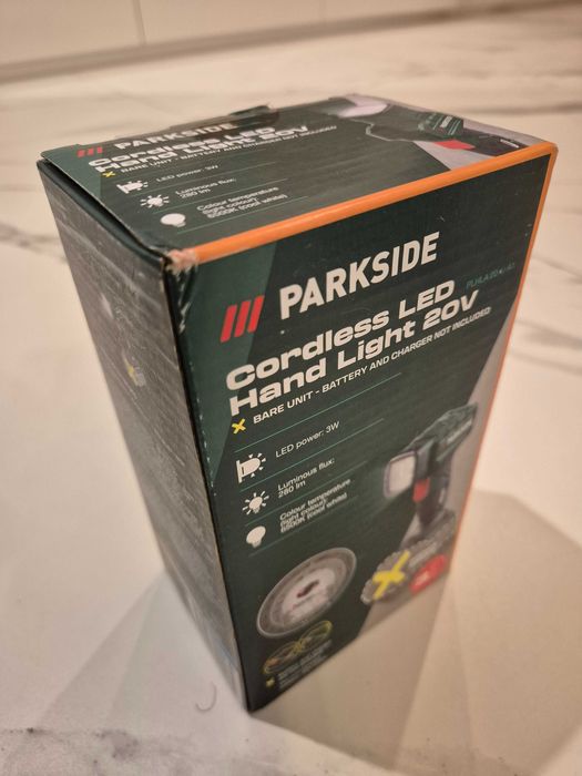 Parkside akumulatorowa lampa ręczna LED 20V PLHLA 20-Li A1