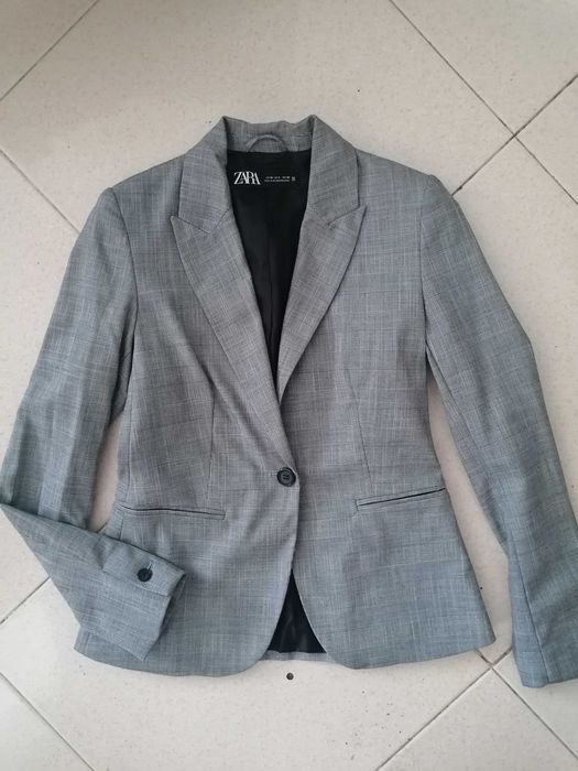 Zara Gray Blazer, Size 34