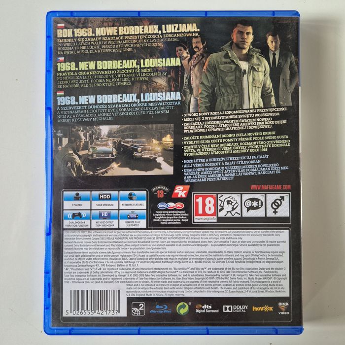 MAFIA III ps4 + mapa