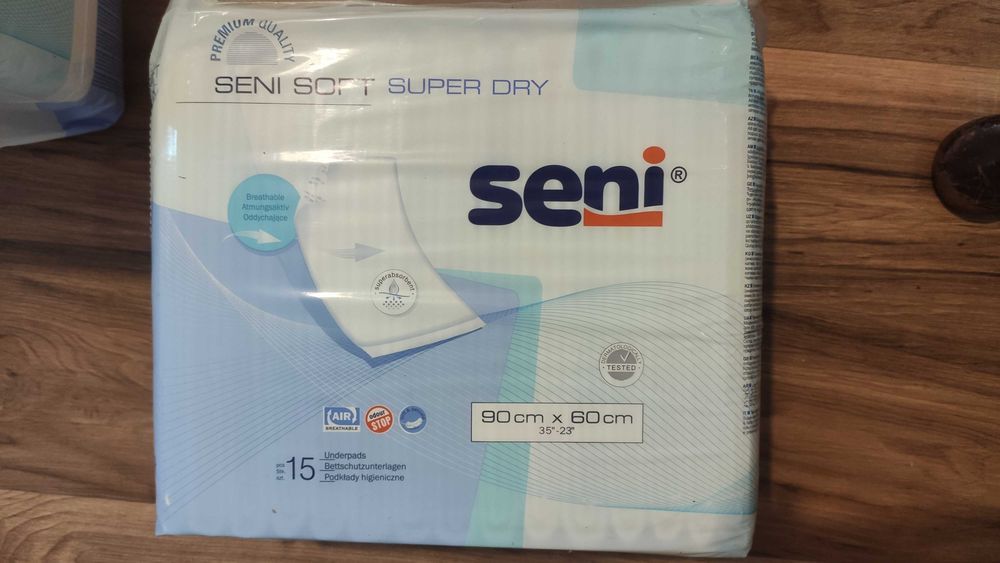 Seni Soft Super Dry podkłady higieniczne 90x60 cm
