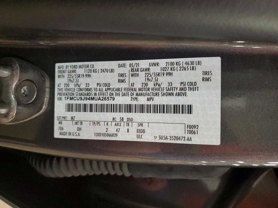 Ford Escape Titanium 2021