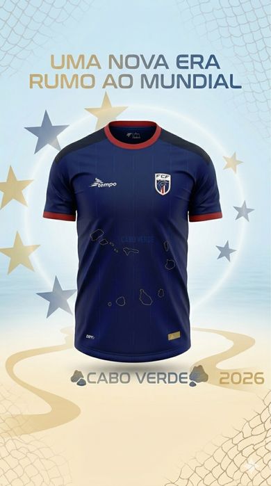 Camisola Cabo Verde Copa 2026