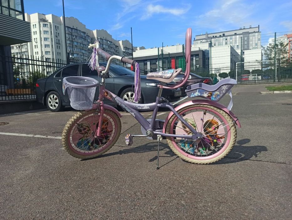 Велосипед детский для девочек. 20'. ICE FROZEN Холодное Сердце. Эльза.