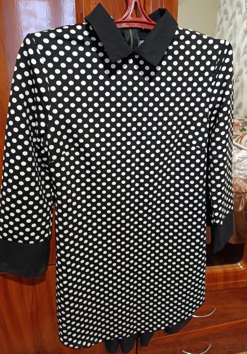 Туніка в горох подовжена