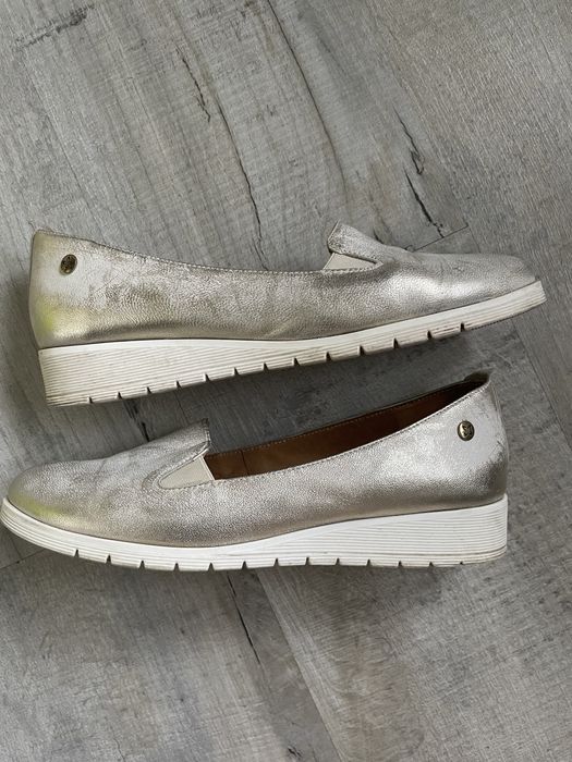 Srebrne buty damskie Maciejka