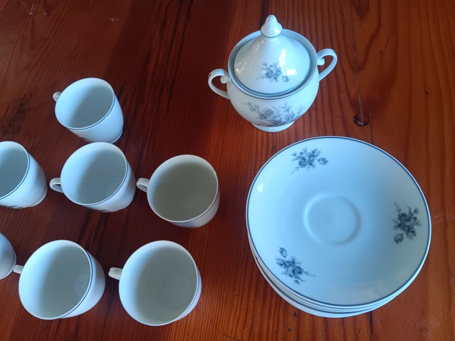 Serviço de café Spal de porcelana