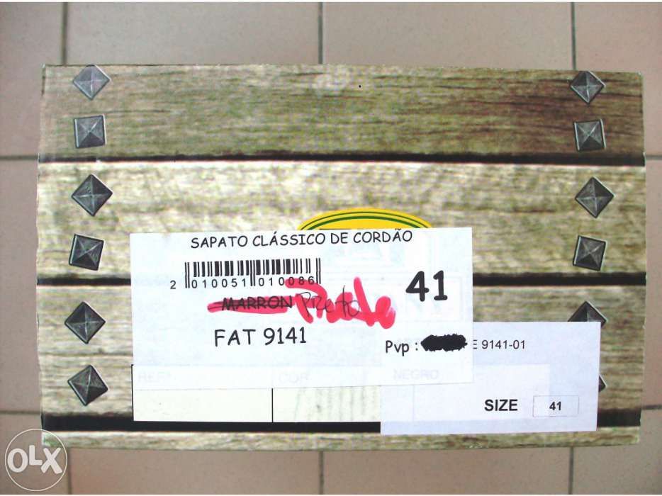 Sapato clássico homem 41