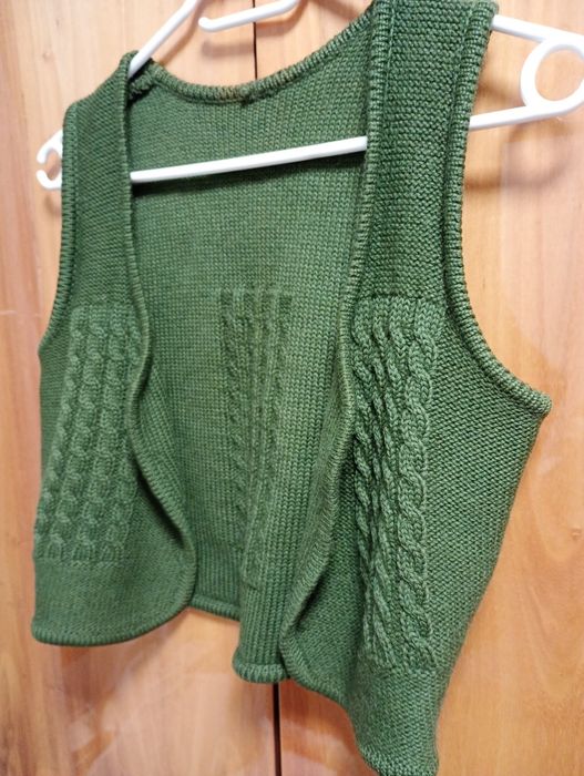 Kamizelka zielona S 36