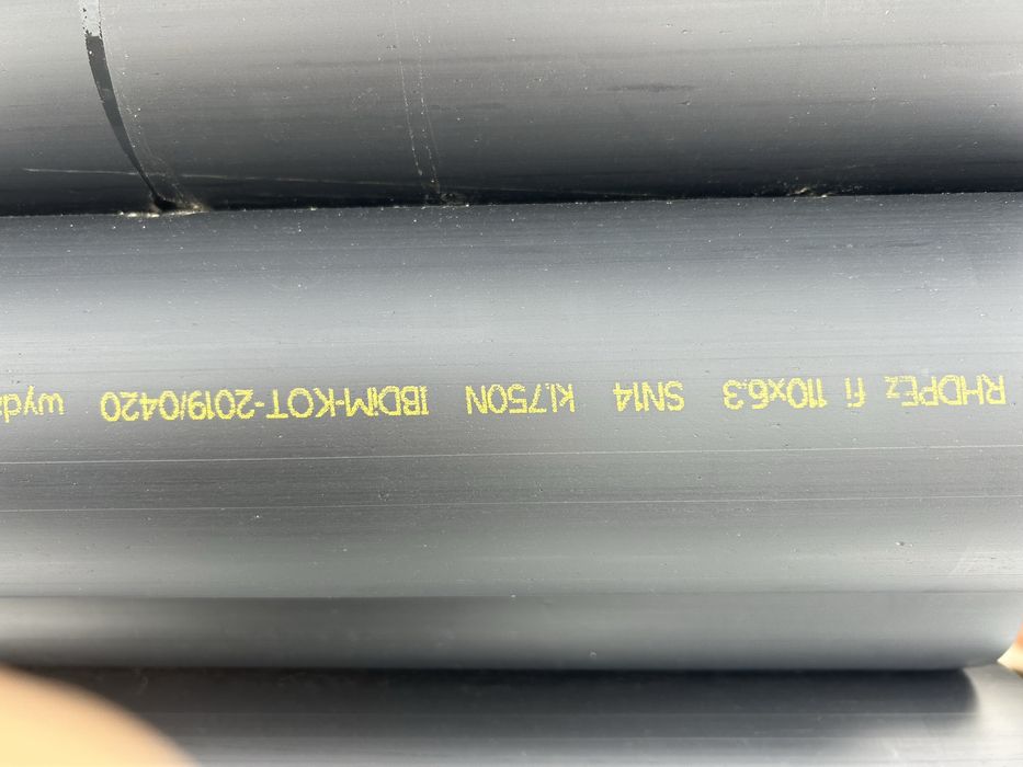 Sprzedam rury  RHFPE fi 110x6,3