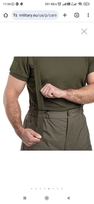 Штани Carinthia HIG 4.0 SOF - Olive розмір М