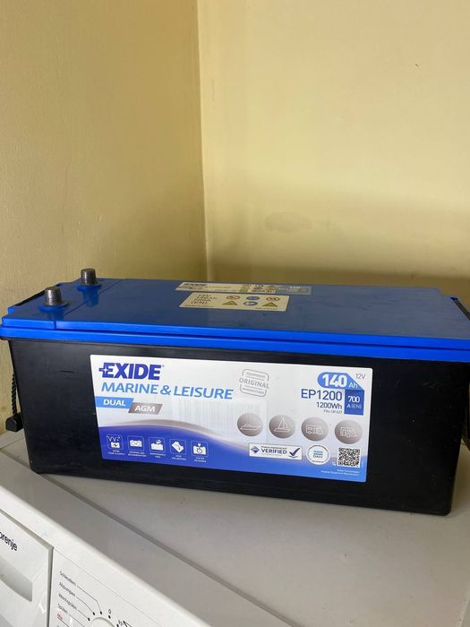 Exide Marine & LEISURE dual AGM 12V EP1200 140Ah 700A