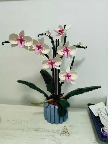 Конструктор сумісний з LEGO Botanical Орхідея з 608 деталей(Код1004)