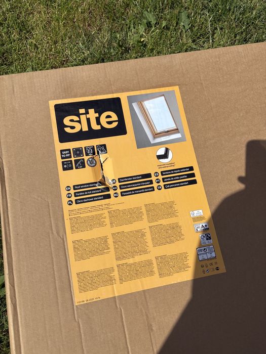 Nowe okno dachowe SITE standard z kołnierzem