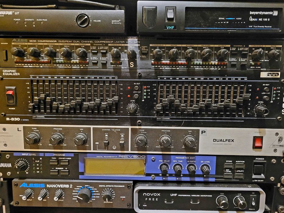 Rack nagłośnieniowy - komplet