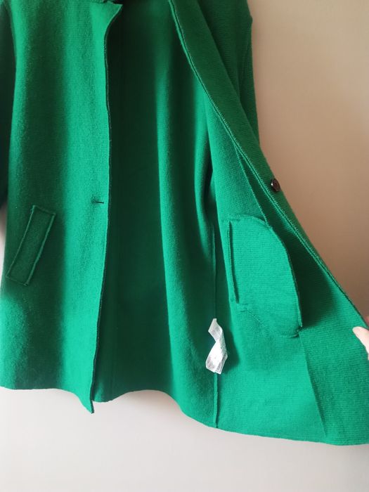 ZARA wełniany płaszcz