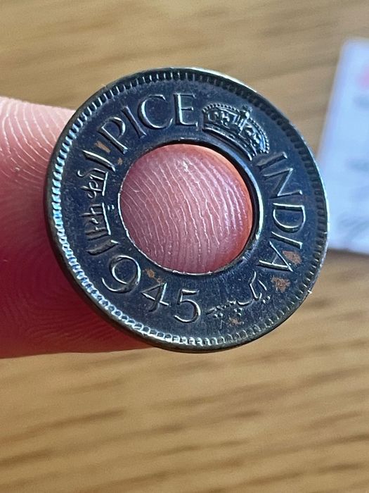 Moeda Índia britânica 19