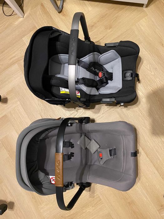 KOMPLET Wózek 2w1 Nuna IVVI Savi + 2 foteliki +wanienka z przewijakiem