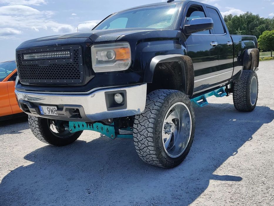 GMC Sierra 2015 GMC SIERRA 5.3 V8 Podliftowany Ram 1500 f150 Silverado VAT-1
