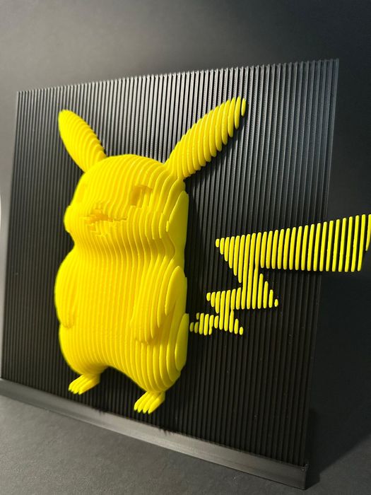 Pikachu Pokémon - Moldura em camadas