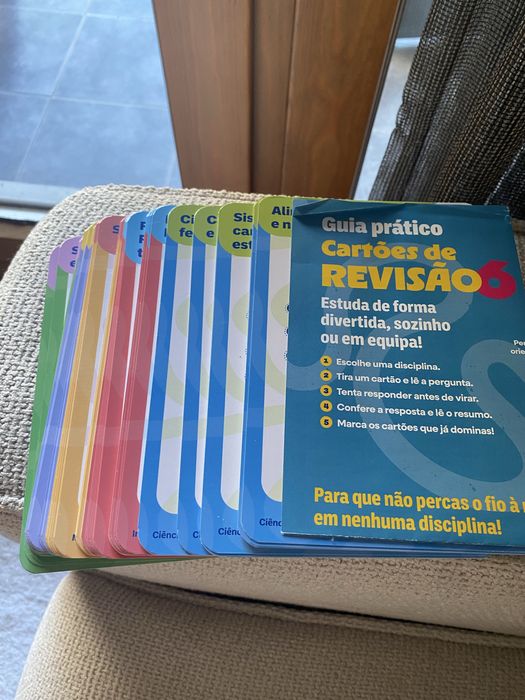 Cartões de revisao 6 ano
